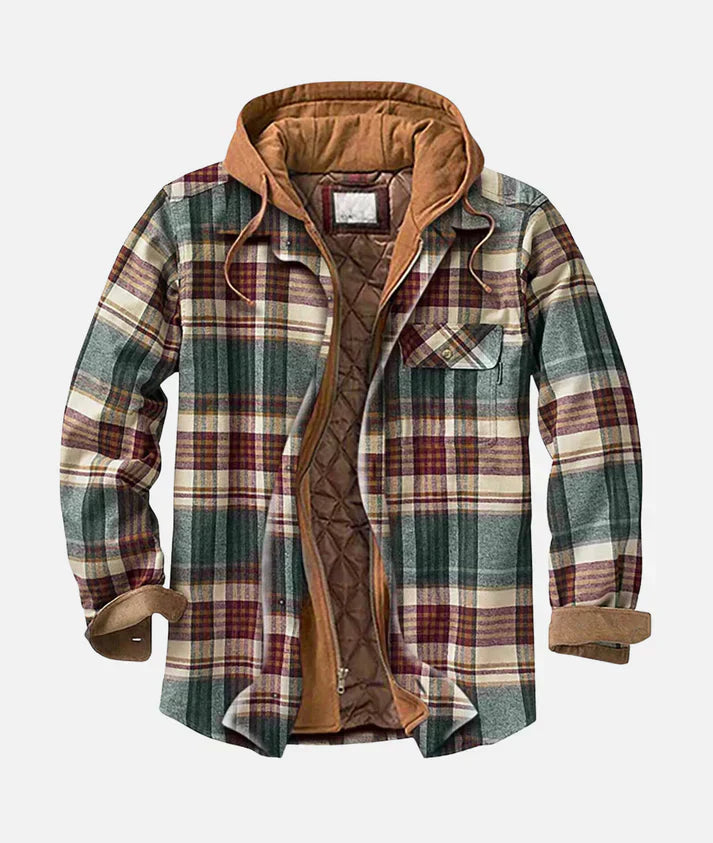 Carl | Patchwork checked jacket