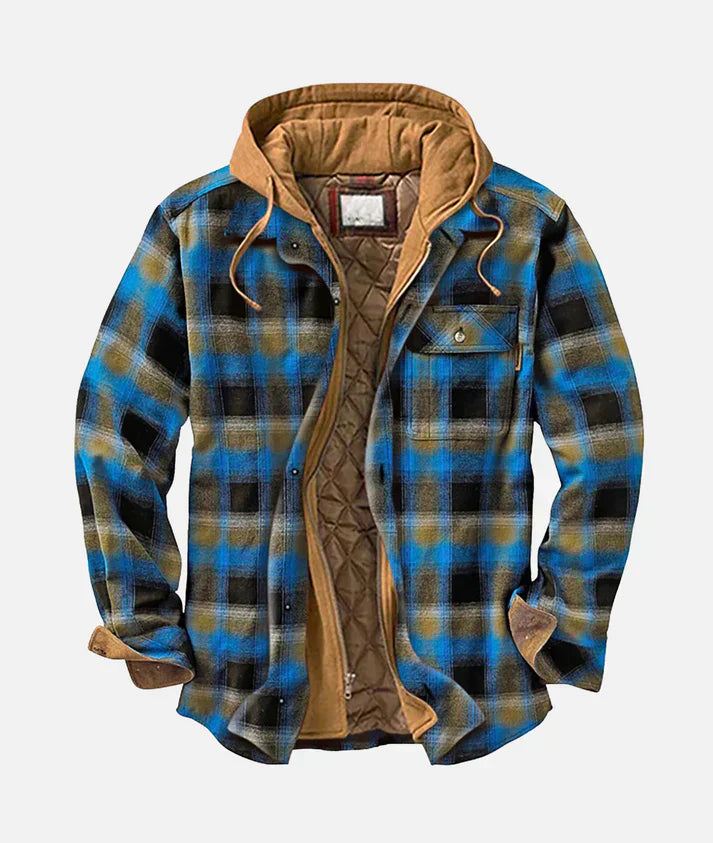 Carl | Patchwork checked jacket