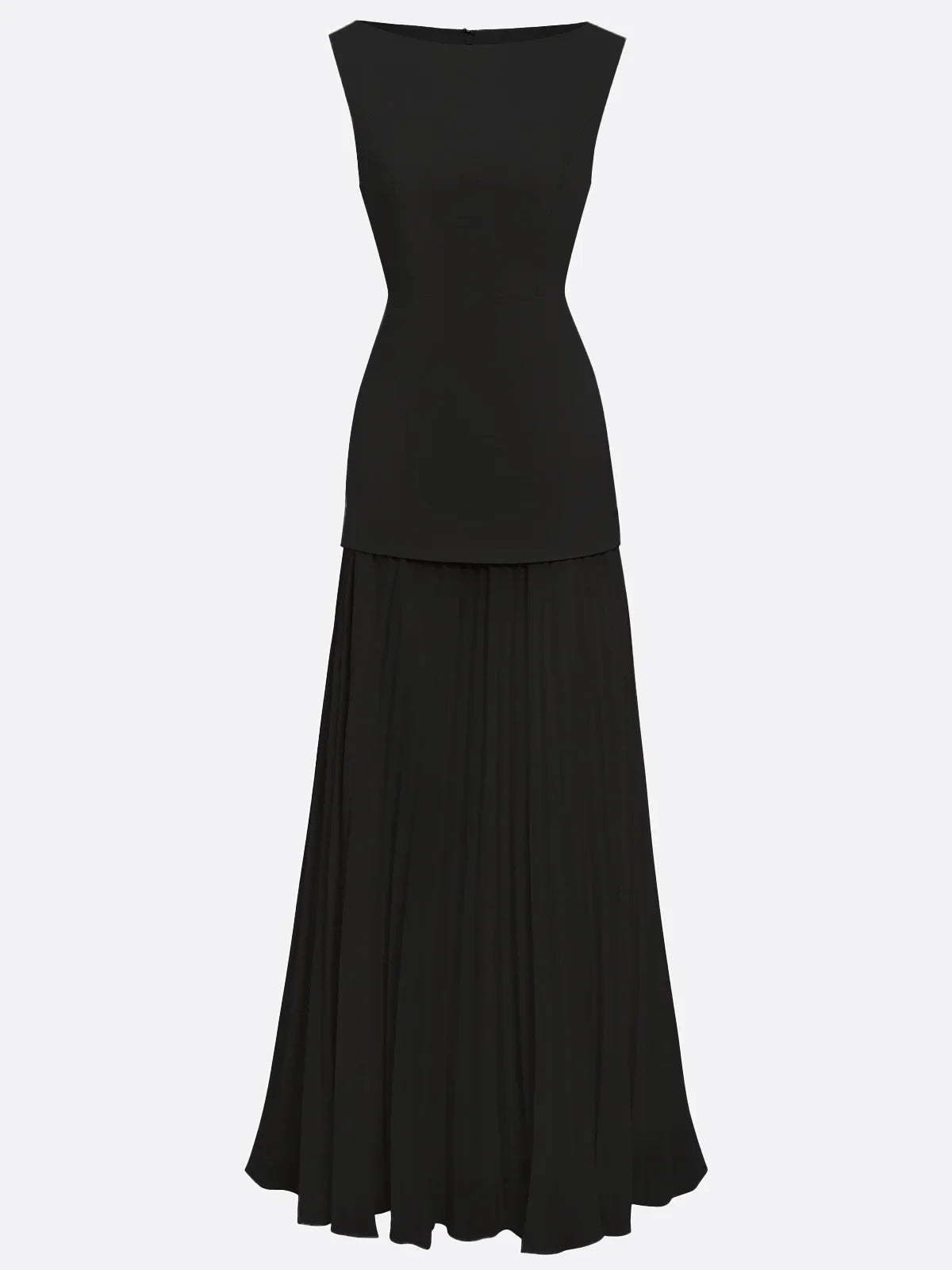 ELLA | Long Pleated Designer Dress