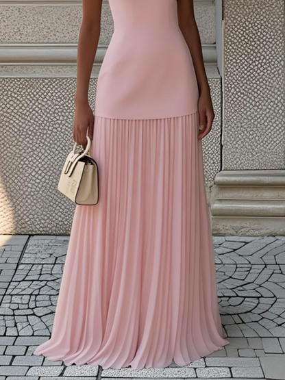 ELLA | Long Pleated Designer Dress