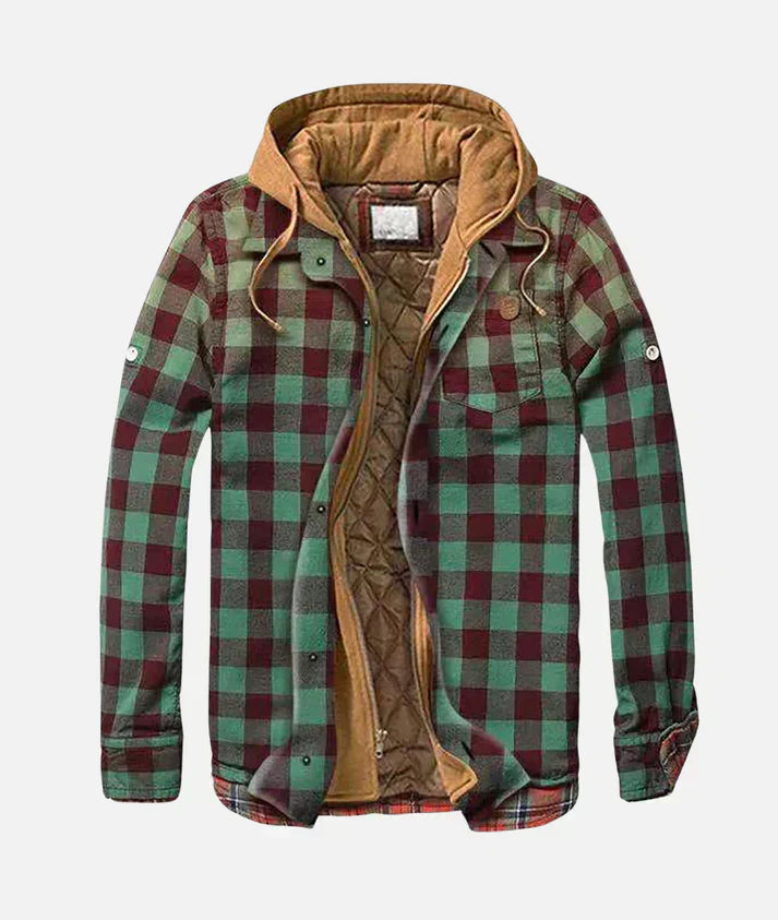 Carl | Patchwork checked jacket