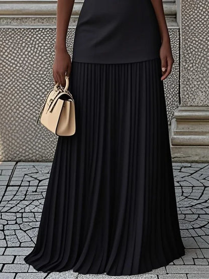 ELLA | Long Pleated Designer Dress
