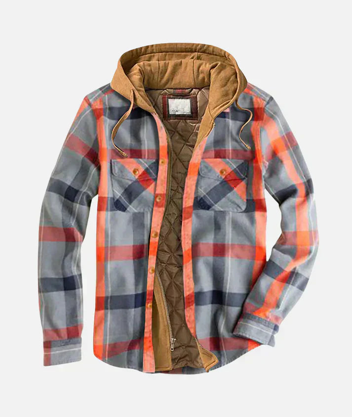 Carl | Patchwork checked jacket