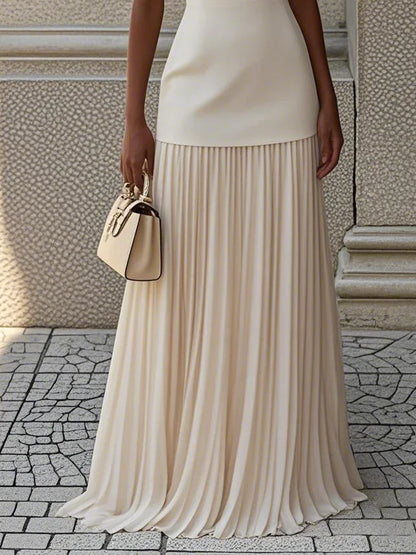 ELLA | Long Pleated Designer Dress