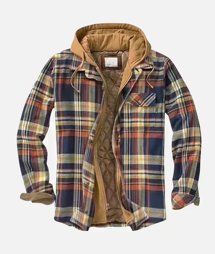 Carl | Patchwork checked jacket