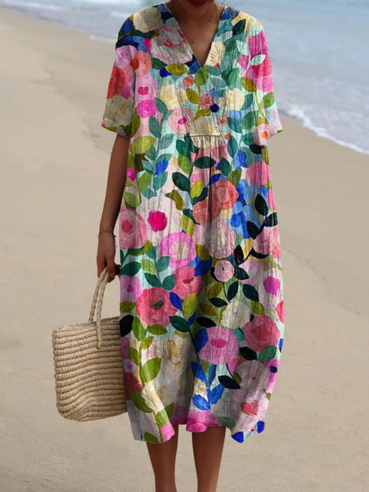 Margaret - Breezy Floral Summer Dress