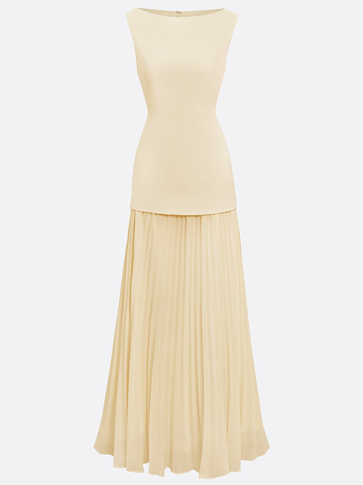 ELLA | Long Pleated Designer Dress
