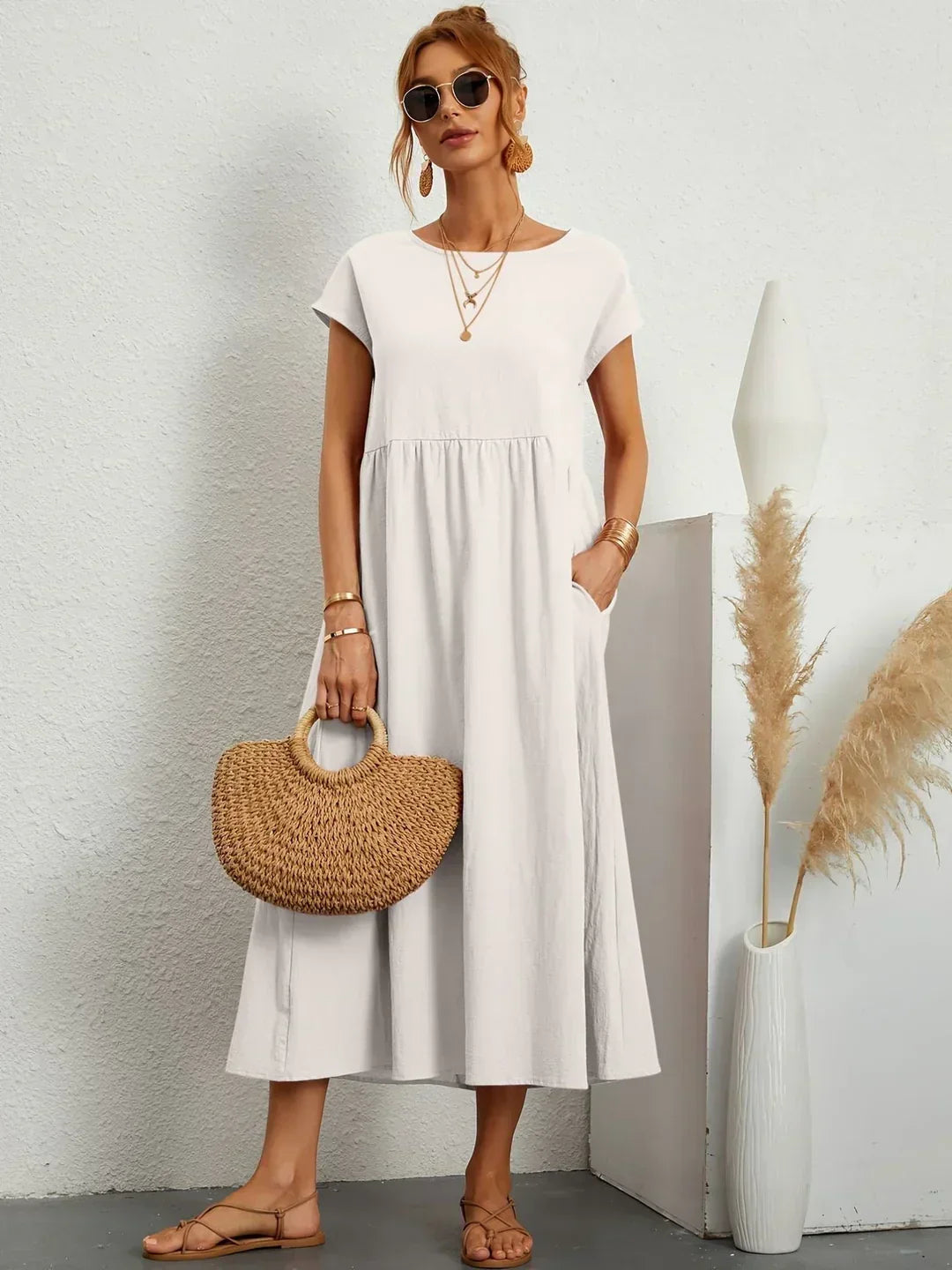 Lauren - Elegant Casual Summer Maxi Dress