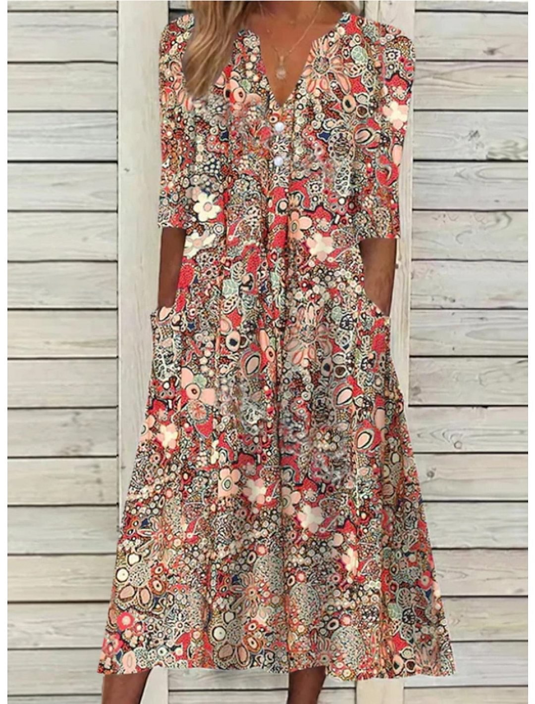Rosie - Elegant Floral Summer Dress