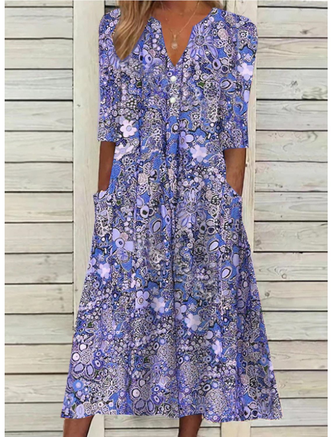 Rosie - Elegant Floral Summer Dress