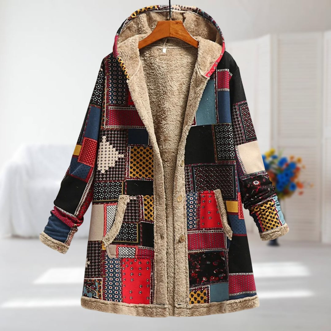 Camelle | Warm Coat with Fleece Lining