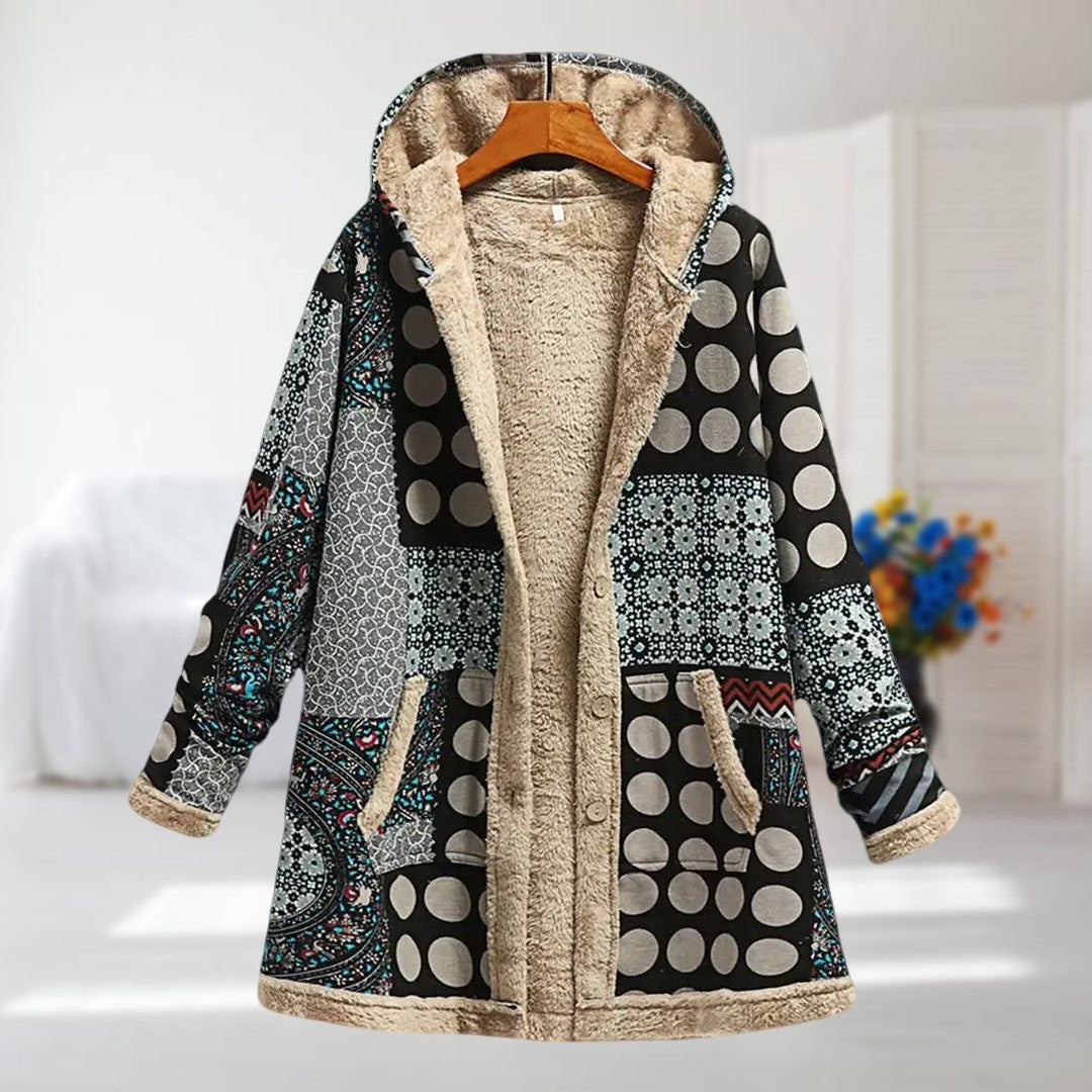 Camelle | Warm Coat with Fleece Lining