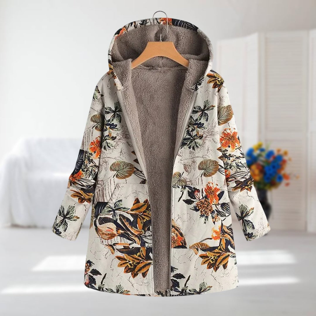 Camelle | Warm Coat with Fleece Lining