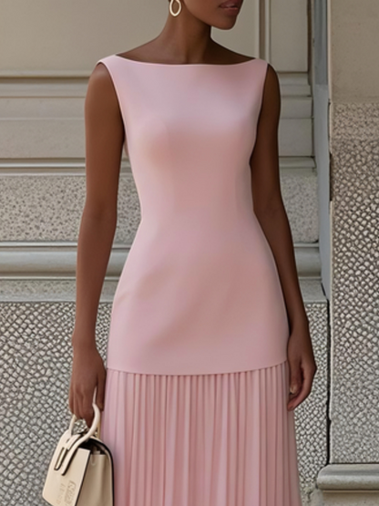 ELLA | Long Pleated Designer Dress