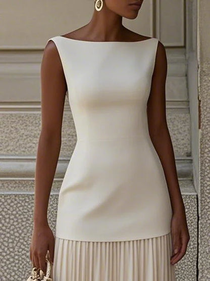 ELLA | Long Pleated Designer Dress