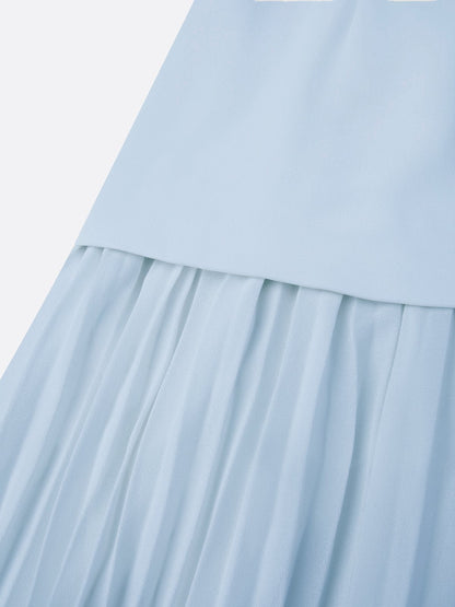 ELLA | Long Pleated Designer Dress