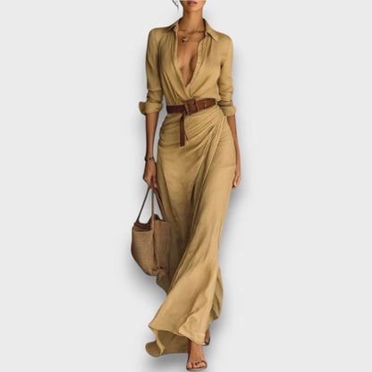 Mirelle – Wrap Dress with Waist Belt